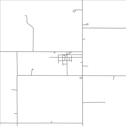 ROAD MAP OF WALTERS, MINNESOTA BY MAPBAKES