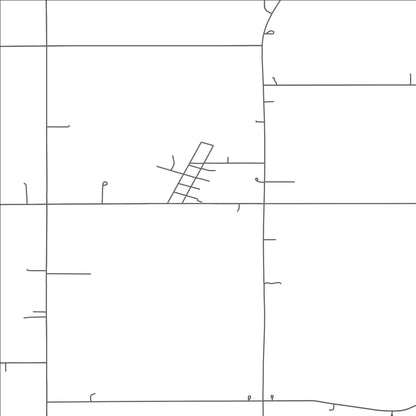 ROAD MAP OF WALTHAM, MINNESOTA BY MAPBAKES