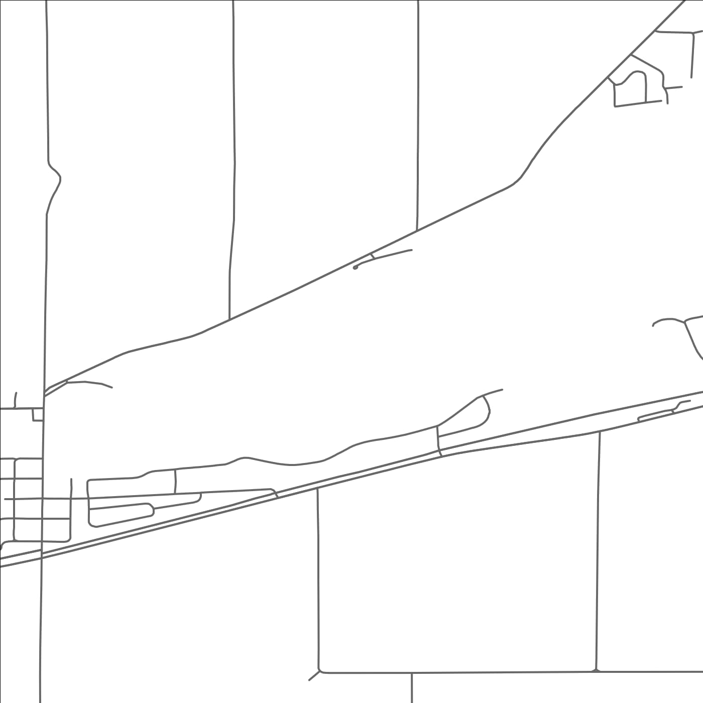 ROAD MAP OF WARSAW, MINNESOTA BY MAPBAKES