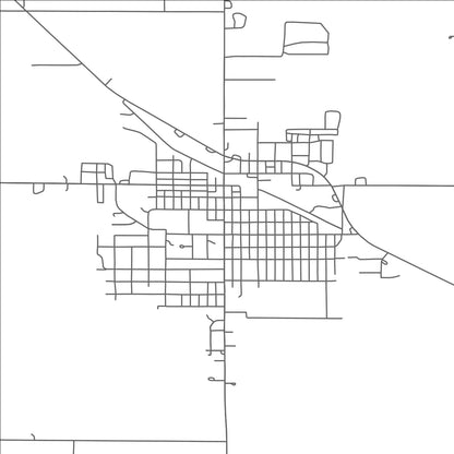 ROAD MAP OF WELLS, MINNESOTA BY MAPBAKES