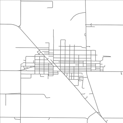 ROAD MAP OF WHEATON, MINNESOTA BY MAPBAKES