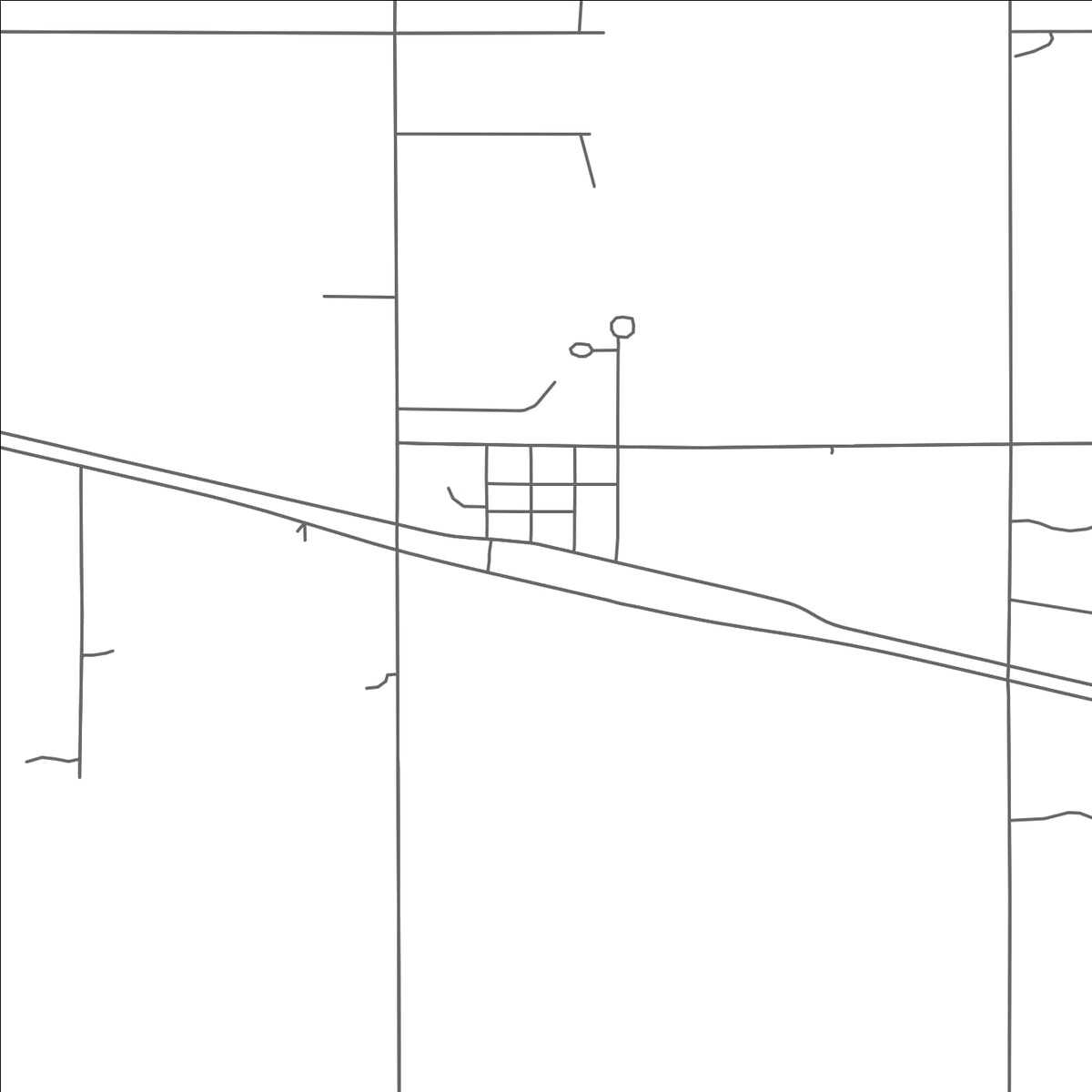 ROAD MAP OF WILLIAMS, MINNESOTA BY MAPBAKES