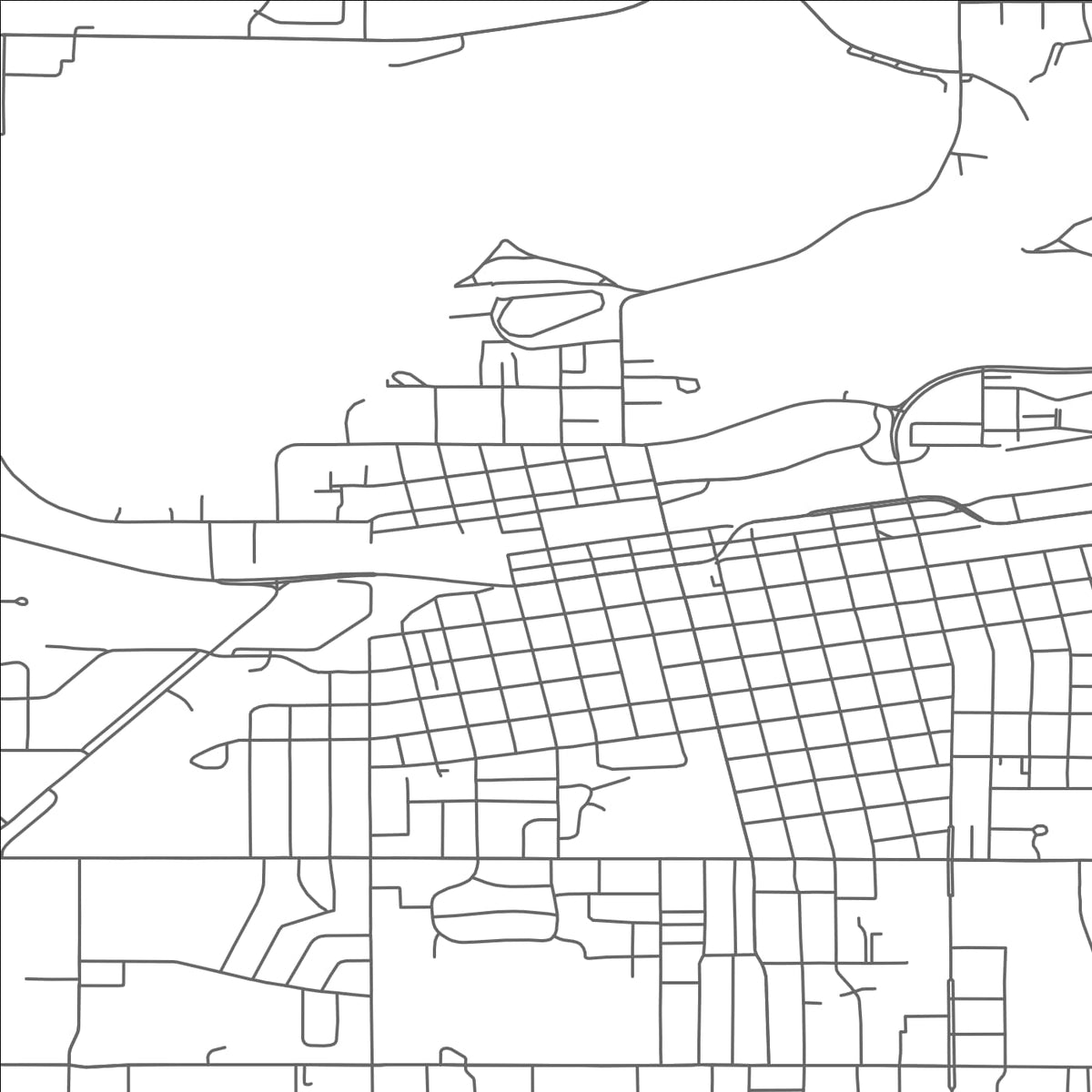 ROAD MAP OF WILLMAR, MINNESOTA BY MAPBAKES