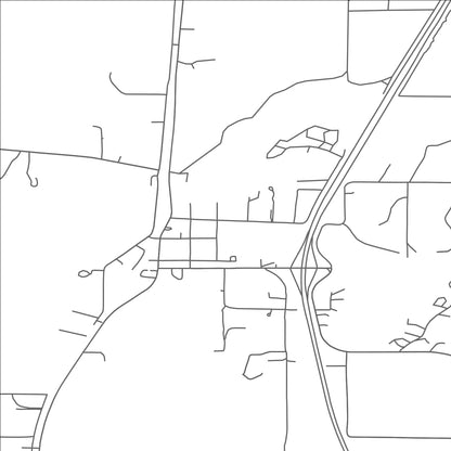 ROAD MAP OF WILLOW RIVER, MINNESOTA BY MAPBAKES
