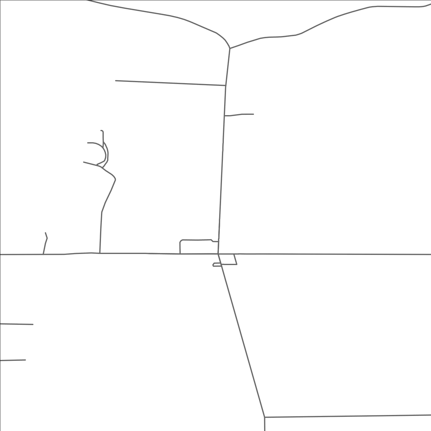 ROAD MAP OF WOLF LAKE, MINNESOTA BY MAPBAKES