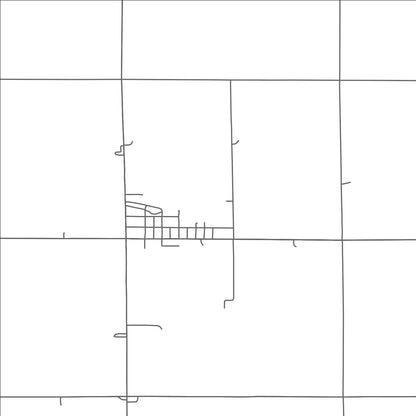 ROAD MAP OF WOODSTOCK, MINNESOTA BY MAPBAKES