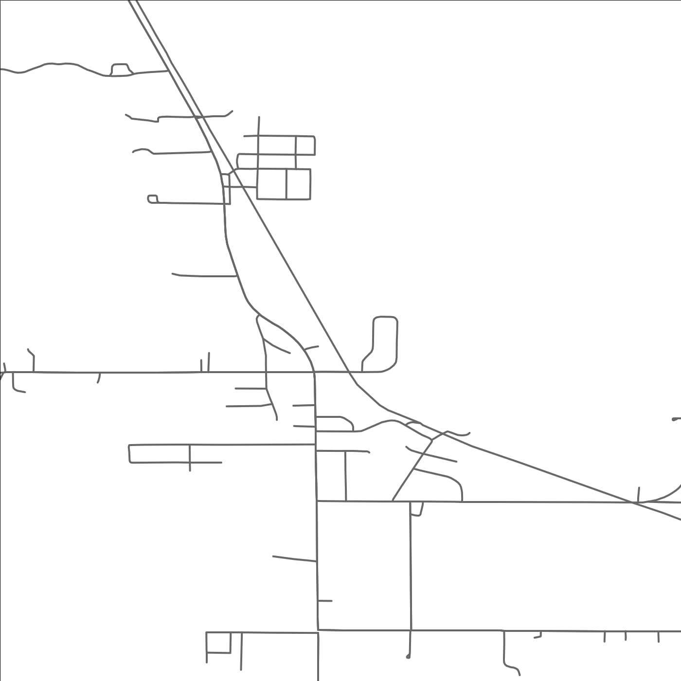 ROAD MAP OF WRENSHALL, MINNESOTA BY MAPBAKES