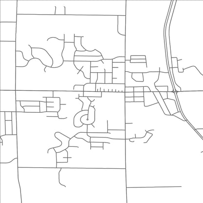 ROAD MAP OF ZIMMERMAN, MINNESOTA BY MAPBAKES