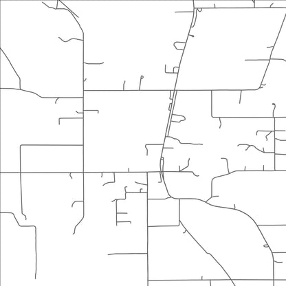 ROAD MAP OF AGRICOLA, MISSISSIPPI BY MAPBAKES