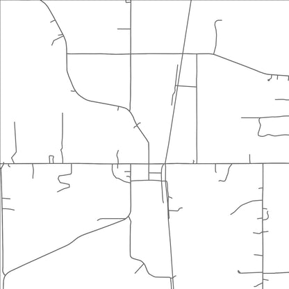 ROAD MAP OF ALGOMA, MISSISSIPPI BY MAPBAKES