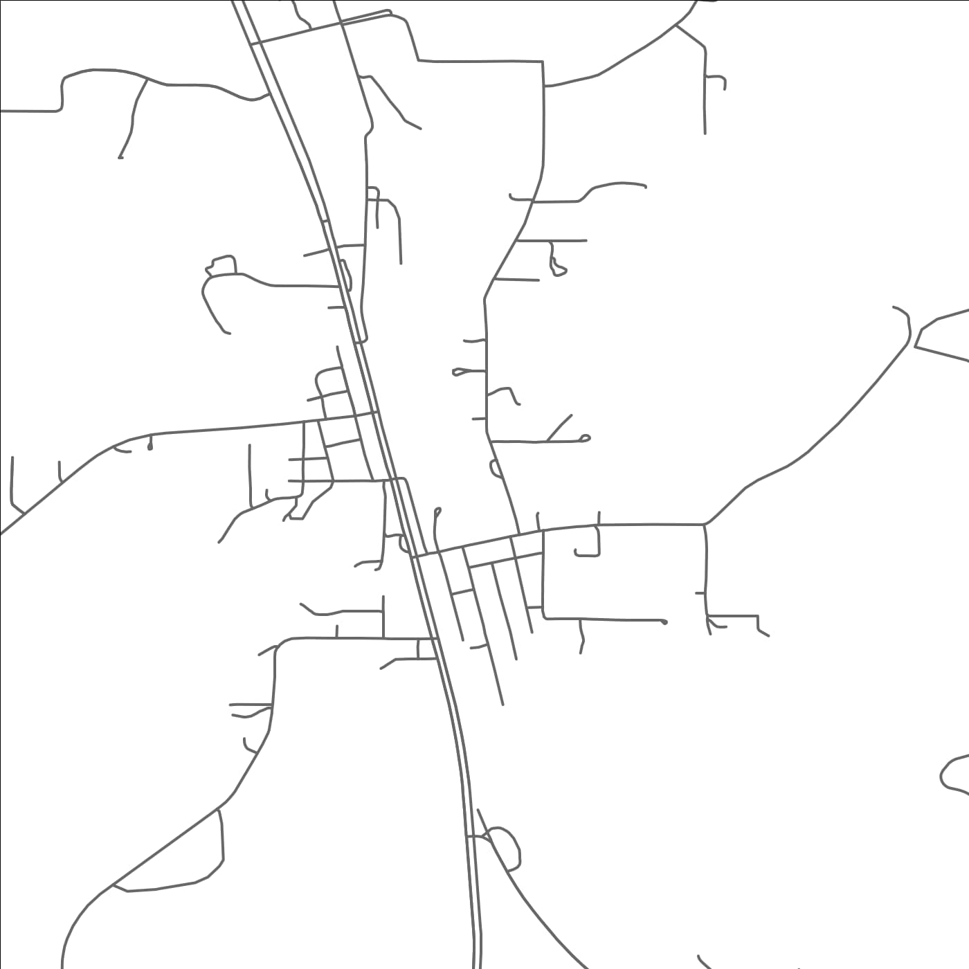 ROAD MAP OF BOND, MISSISSIPPI BY MAPBAKES