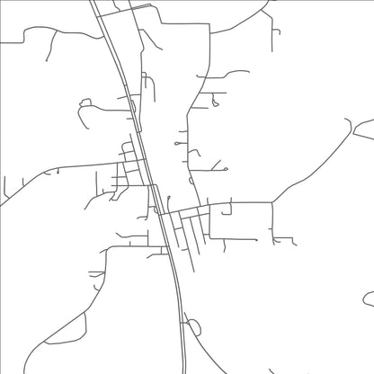 ROAD MAP OF BOND, MISSISSIPPI BY MAPBAKES