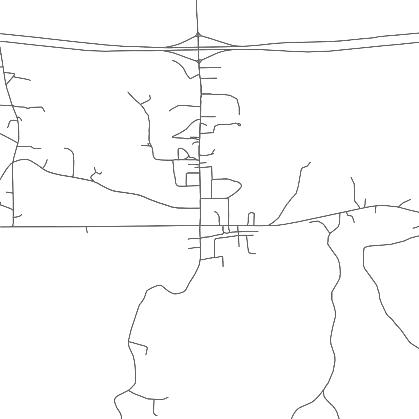 ROAD MAP OF CHUNKY, MISSISSIPPI BY MAPBAKES