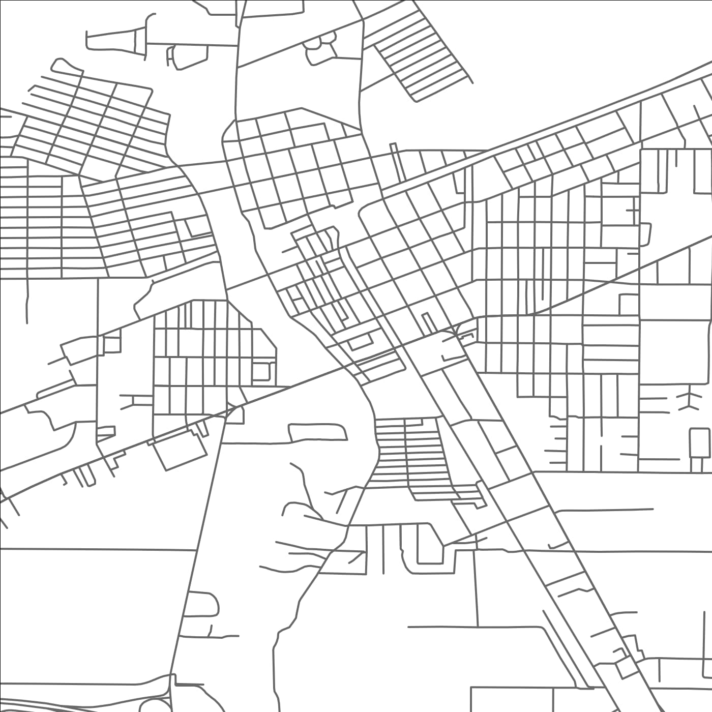 ROAD MAP OF CLARKSDALE, MISSISSIPPI BY MAPBAKES