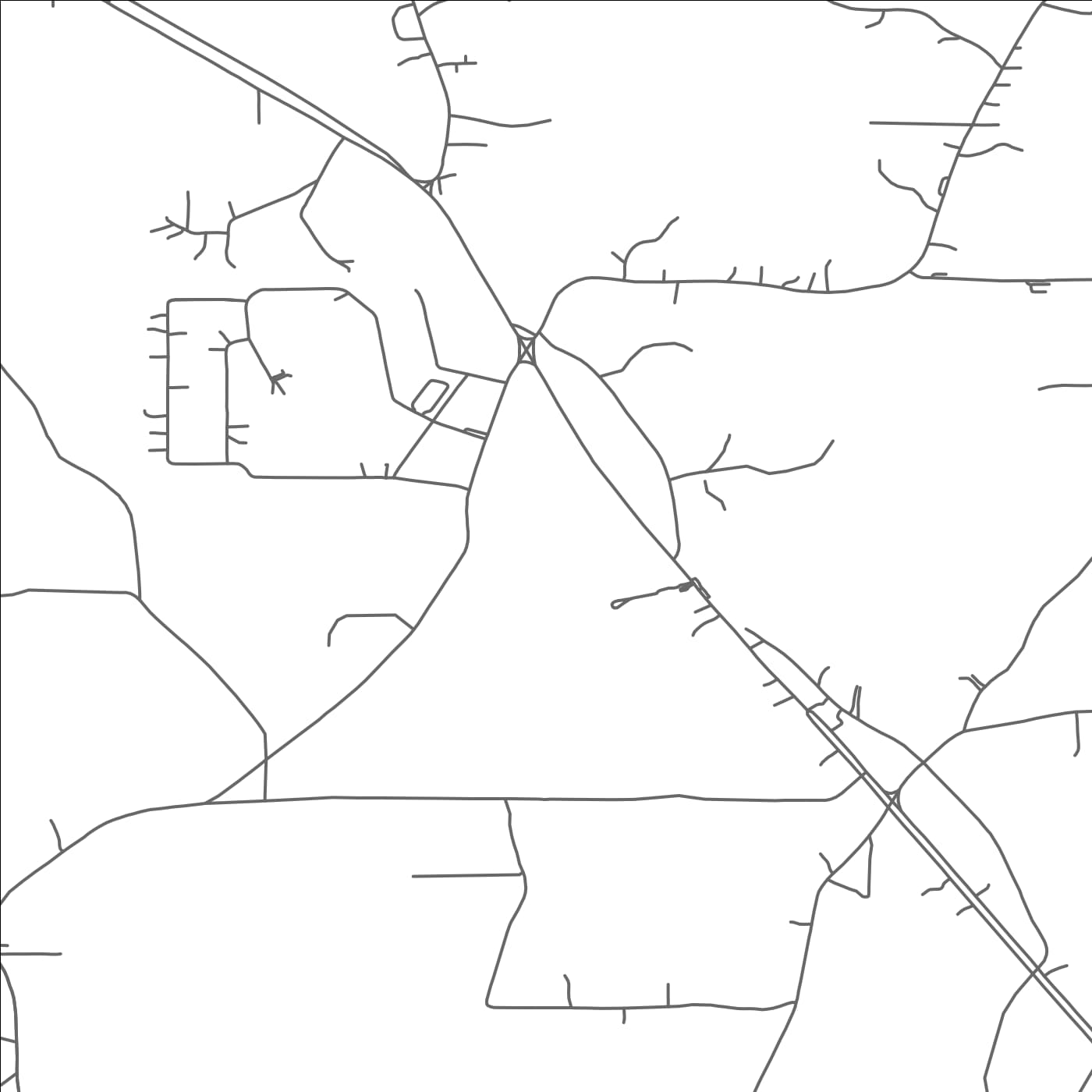 ROAD MAP OF COLLINSVILLE, MISSISSIPPI BY MAPBAKES