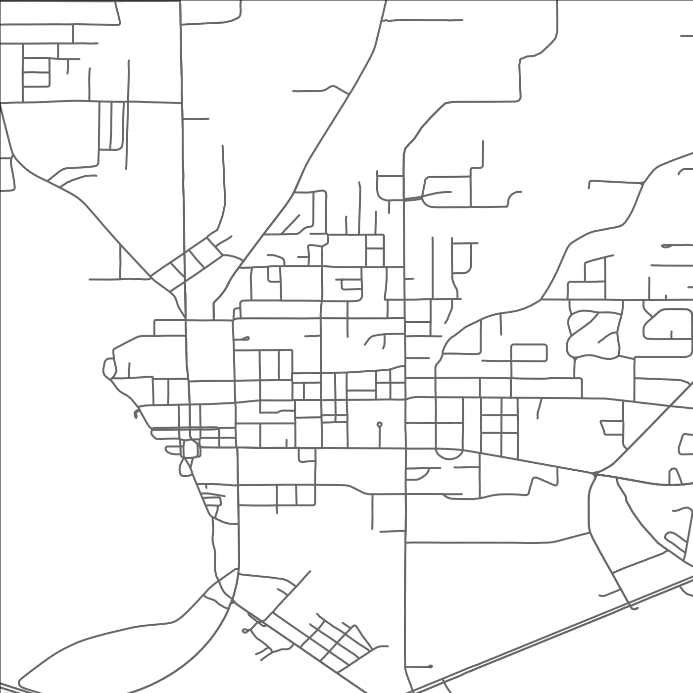 ROAD MAP OF COLUMBIA, MISSISSIPPI BY MAPBAKES