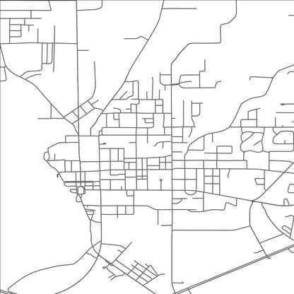 ROAD MAP OF COLUMBIA, MISSISSIPPI BY MAPBAKES