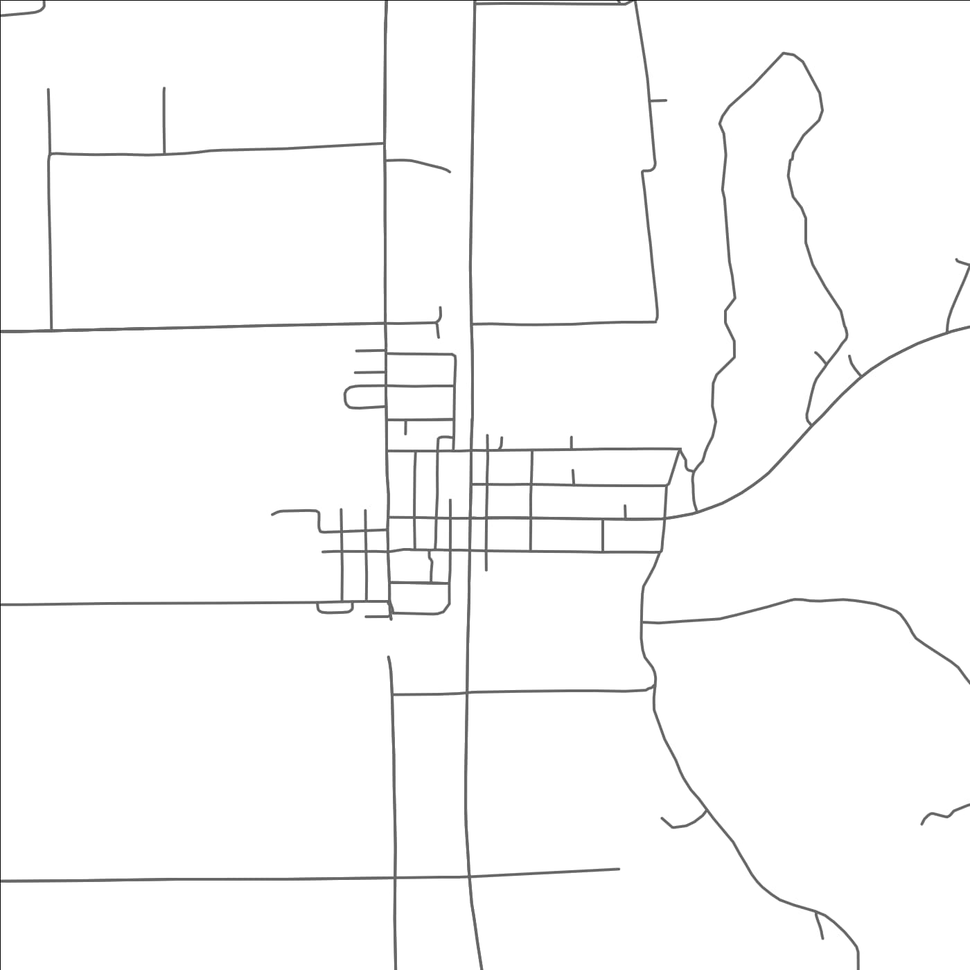 ROAD MAP OF CRENSHAW, MISSISSIPPI BY MAPBAKES