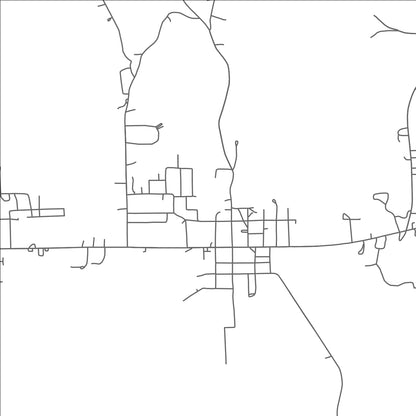 ROAD MAP OF DERMA, MISSISSIPPI BY MAPBAKES