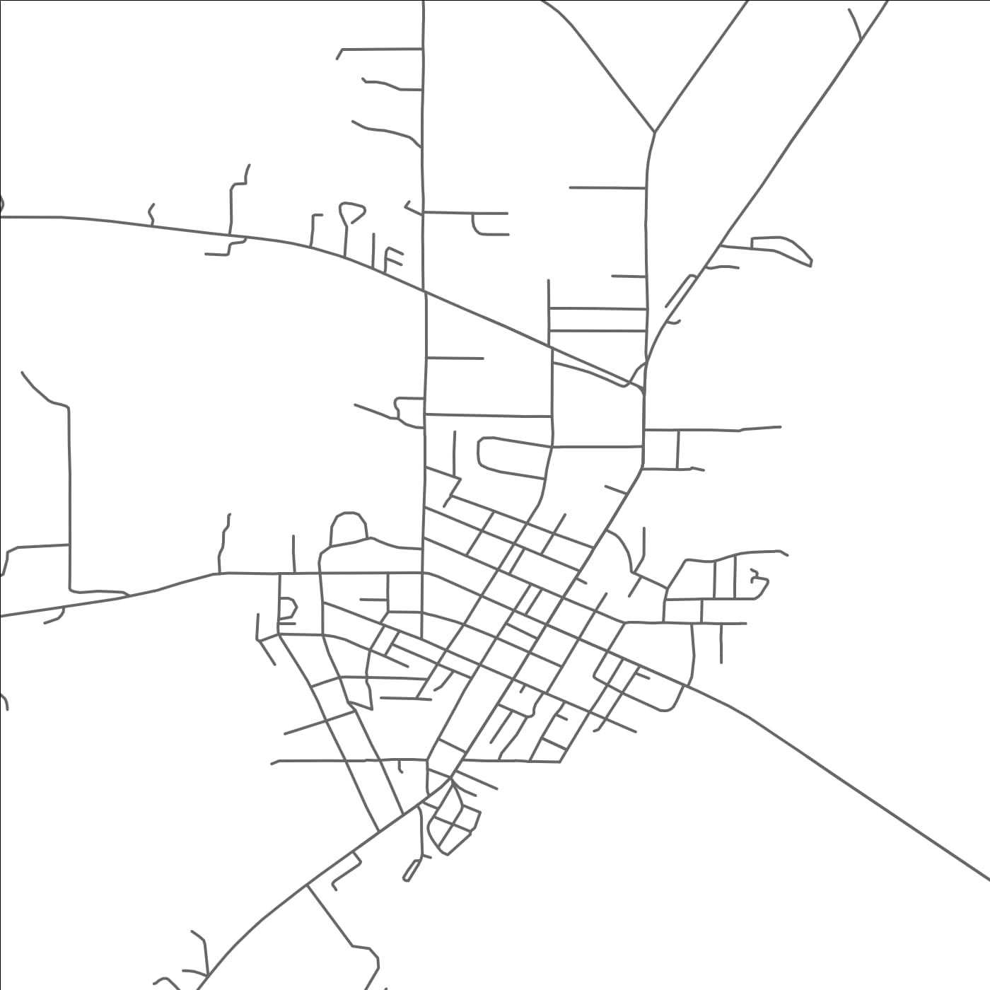 ROAD MAP OF DURANT, MISSISSIPPI BY MAPBAKES