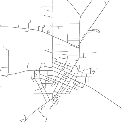 ROAD MAP OF DURANT, MISSISSIPPI BY MAPBAKES