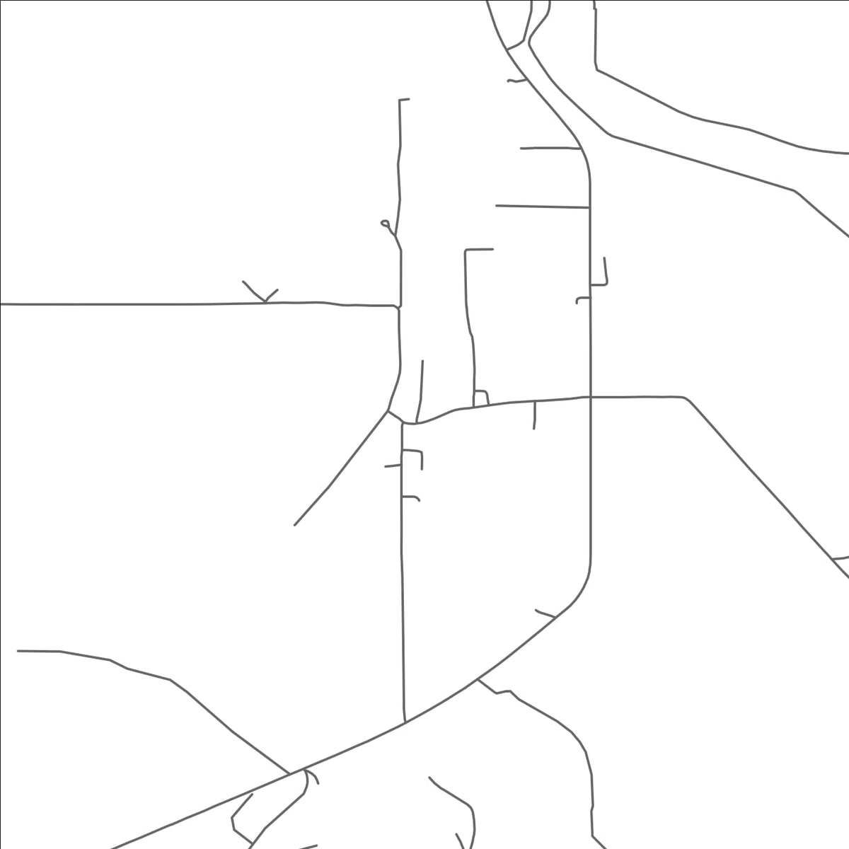 ROAD MAP OF EDEN, MISSISSIPPI BY MAPBAKES