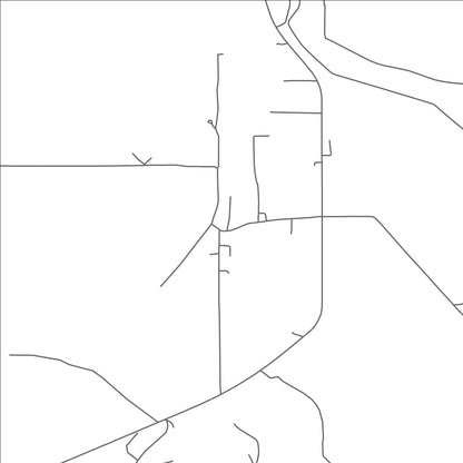 ROAD MAP OF EDEN, MISSISSIPPI BY MAPBAKES