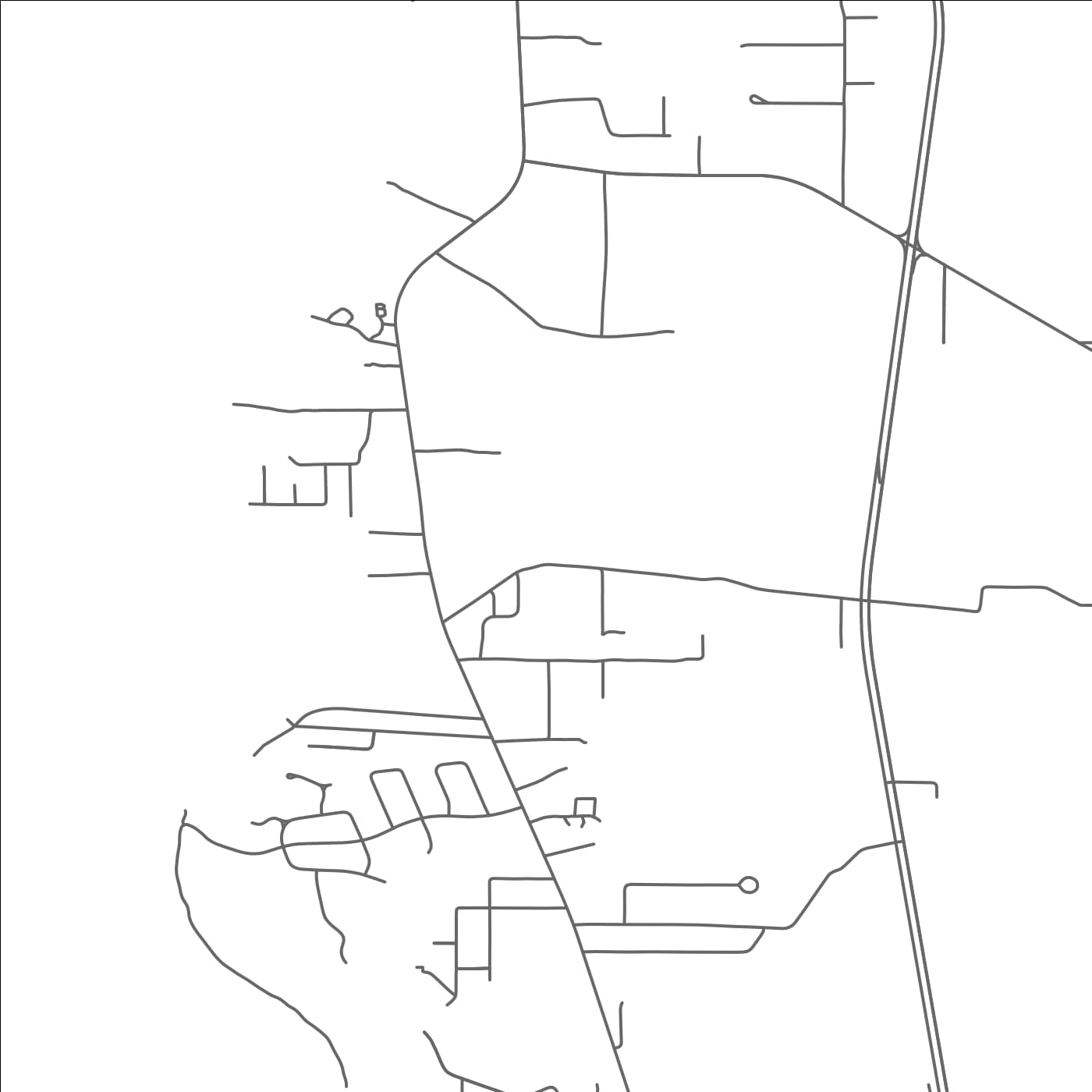 ROAD MAP OF ESCATAWPA, MISSISSIPPI BY MAPBAKES