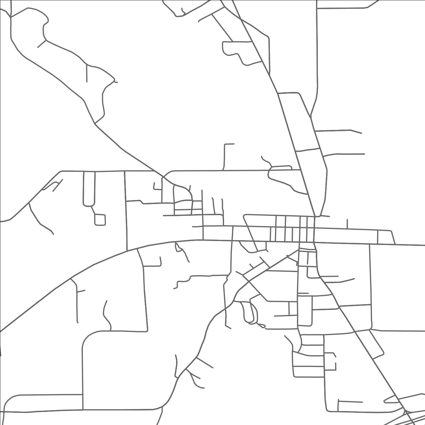 ROAD MAP OF EUPORA, MISSISSIPPI BY MAPBAKES