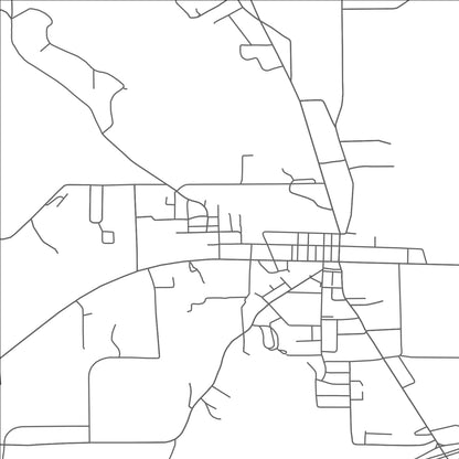 ROAD MAP OF EUPORA, MISSISSIPPI BY MAPBAKES