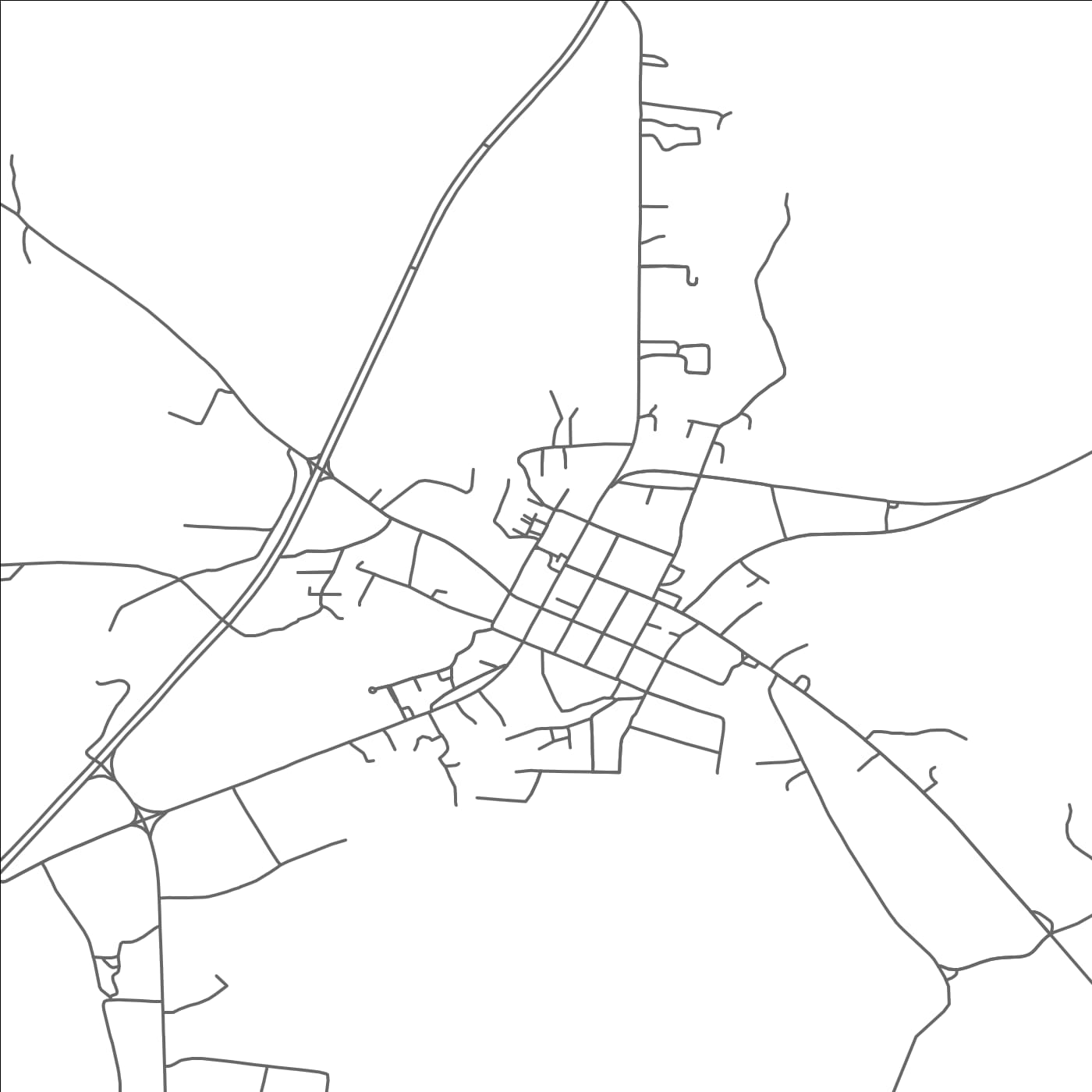 ROAD MAP OF FAYETTE, MISSISSIPPI BY MAPBAKES