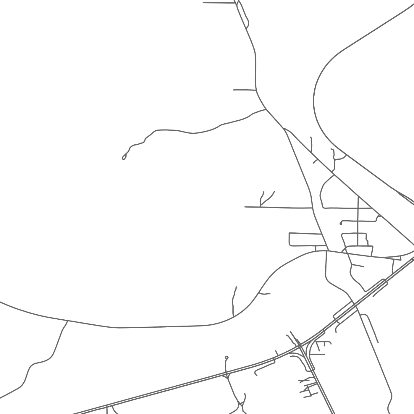 ROAD MAP OF FOXWORTH, MISSISSIPPI BY MAPBAKES