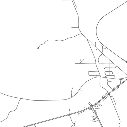 ROAD MAP OF FOXWORTH, MISSISSIPPI BY MAPBAKES