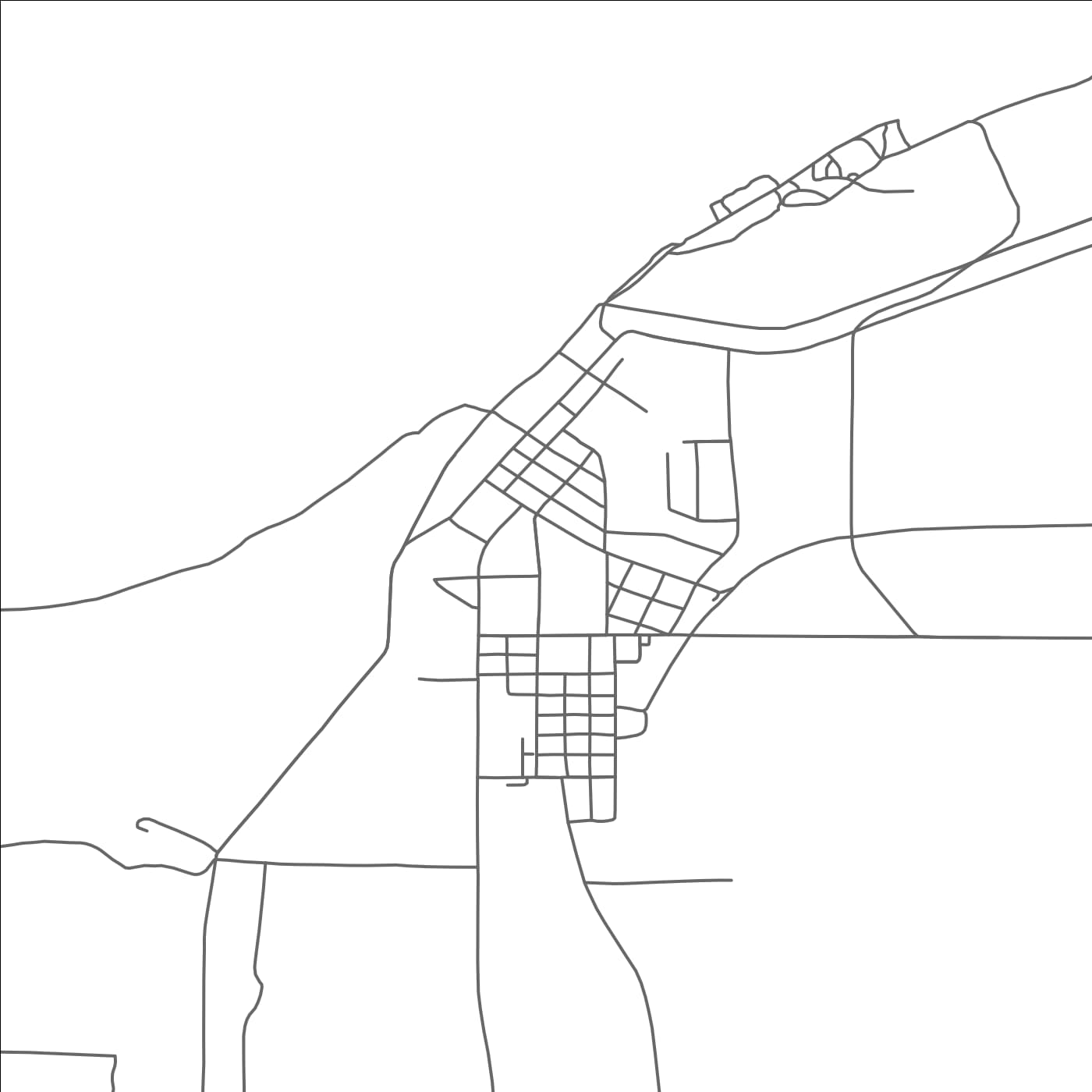 ROAD MAP OF FRIARS POINT, MISSISSIPPI BY MAPBAKES