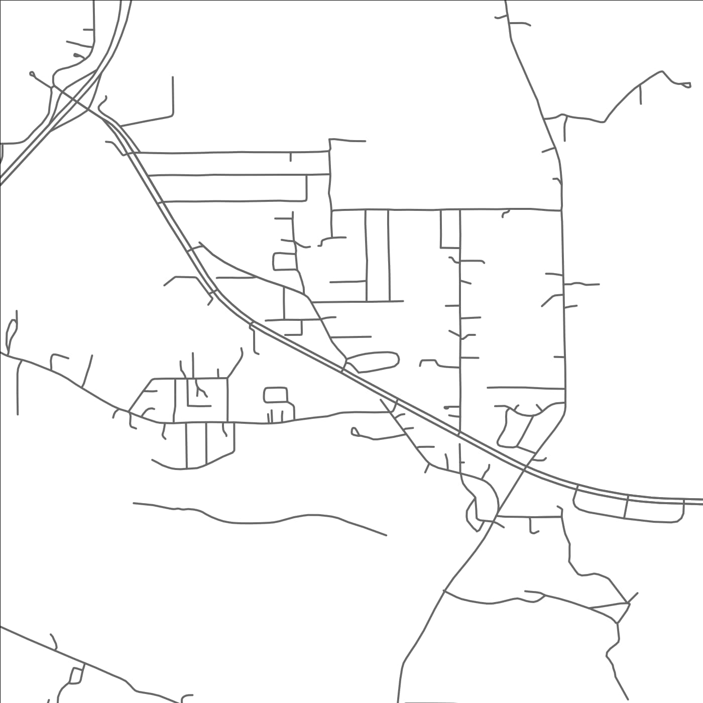 ROAD MAP OF GLENDALE, MISSISSIPPI BY MAPBAKES