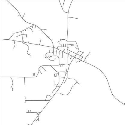 ROAD MAP OF GOODMAN, MISSISSIPPI BY MAPBAKES