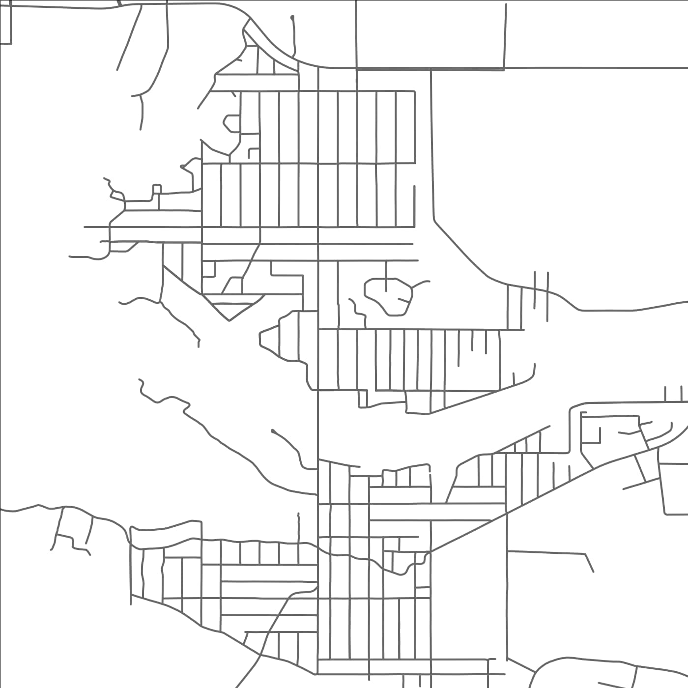 ROAD MAP OF GULF PARK ESTATES, MISSISSIPPI BY MAPBAKES