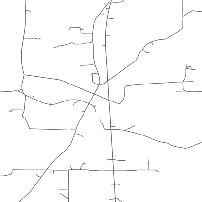 ROAD MAP OF HARPERVILLE, MISSISSIPPI BY MAPBAKES