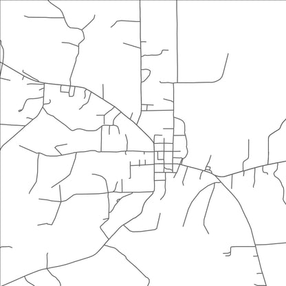 ROAD MAP OF HEIDELBERG, MISSISSIPPI BY MAPBAKES