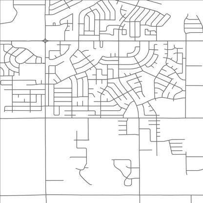 ROAD MAP OF HORN LAKE, MISSISSIPPI BY MAPBAKES