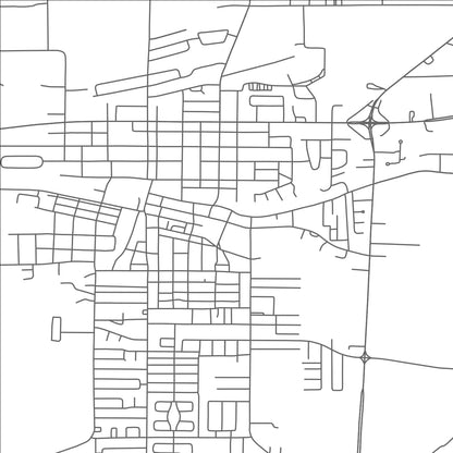 ROAD MAP OF INDIANOLA, MISSISSIPPI BY MAPBAKES