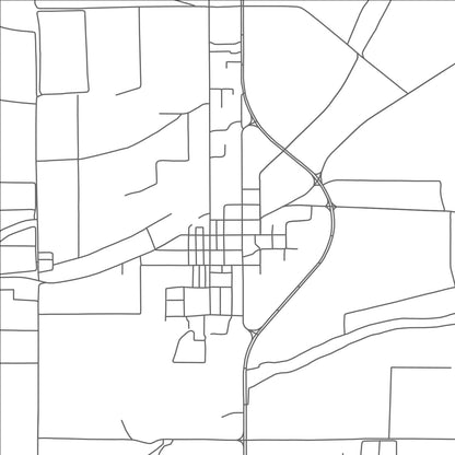 ROAD MAP OF INVERNESS, MISSISSIPPI BY MAPBAKES