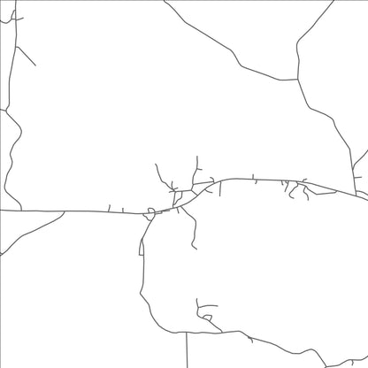 ROAD MAP OF JACINTO, MISSISSIPPI BY MAPBAKES