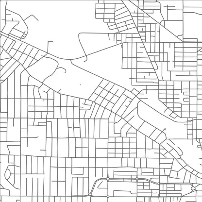 ROAD MAP OF JACKSON, MISSISSIPPI BY MAPBAKES