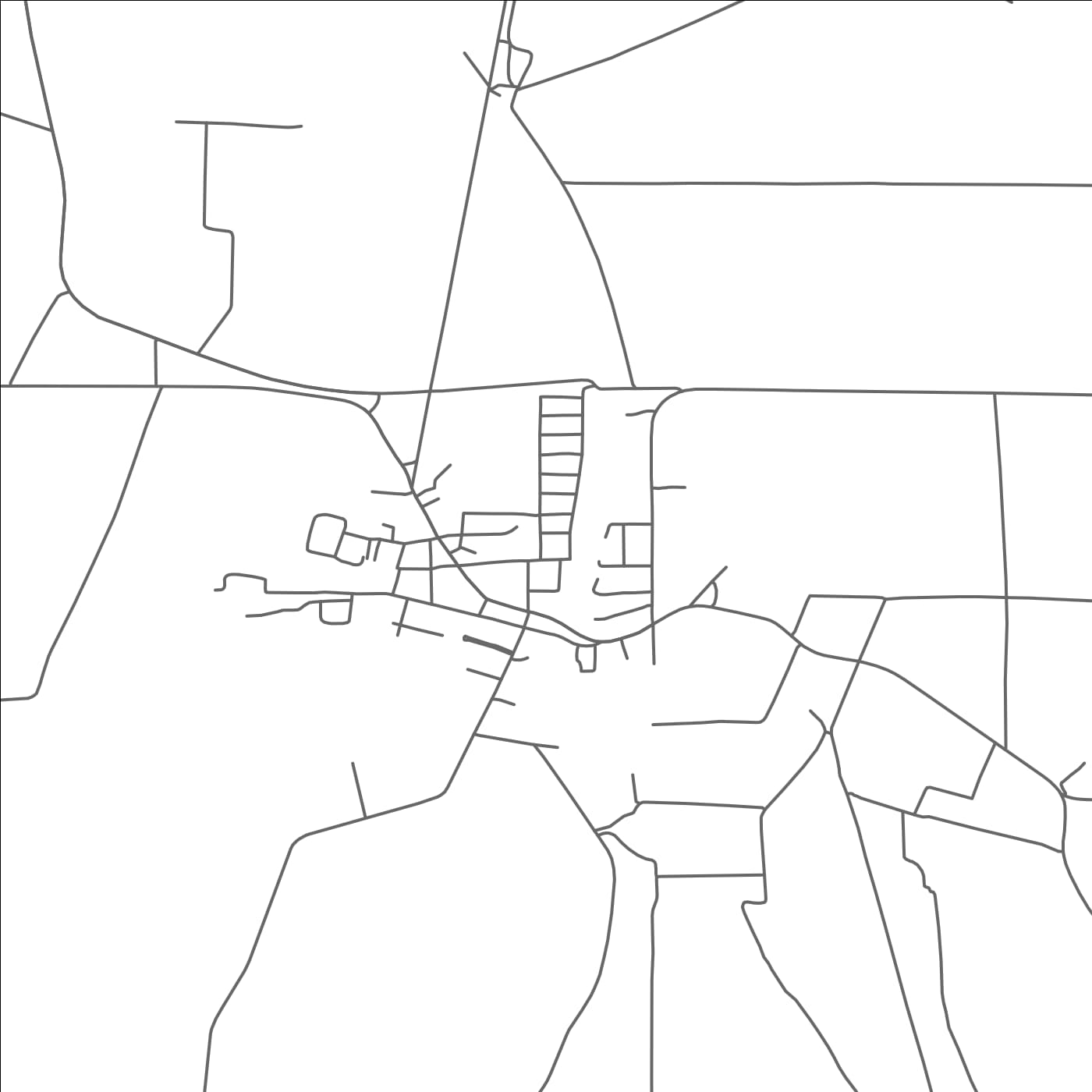 ROAD MAP OF JONESTOWN, MISSISSIPPI BY MAPBAKES