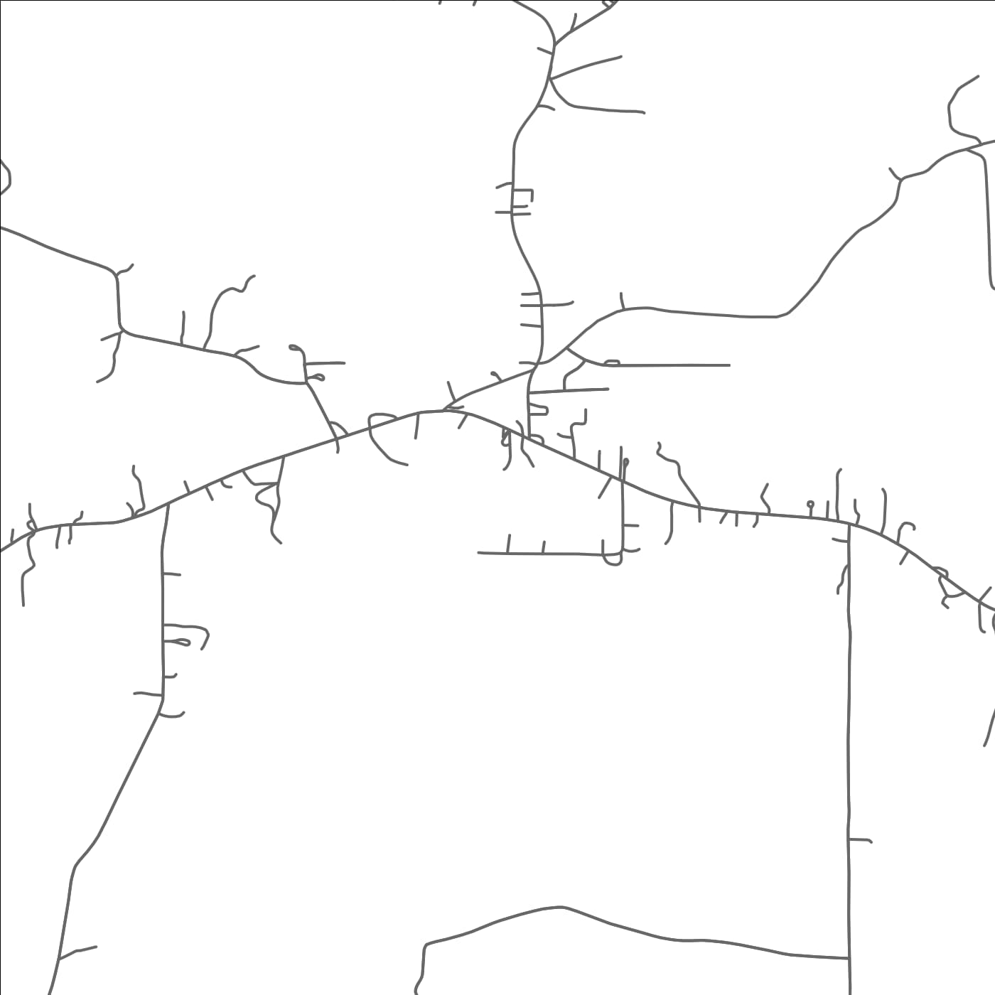 ROAD MAP OF JUMPERTOWN, MISSISSIPPI BY MAPBAKES