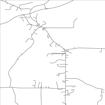 ROAD MAP OF KIRKVILLE, MISSISSIPPI BY MAPBAKES