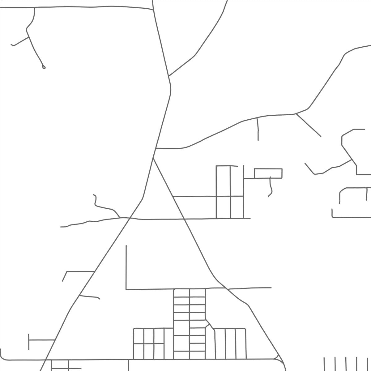 ROAD MAP OF LATIMER, MISSISSIPPI BY MAPBAKES
