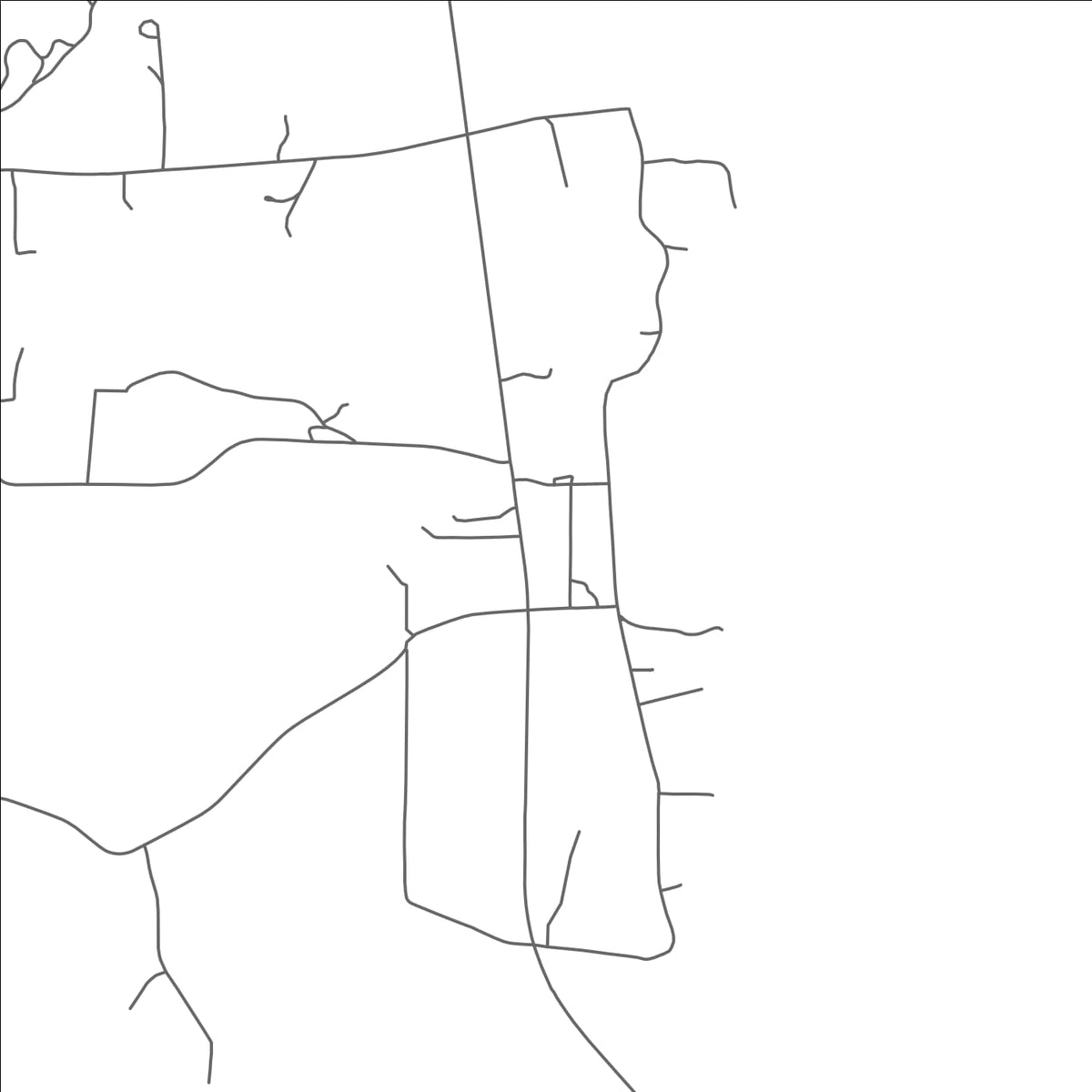 ROAD MAP OF LEAF, MISSISSIPPI BY MAPBAKES