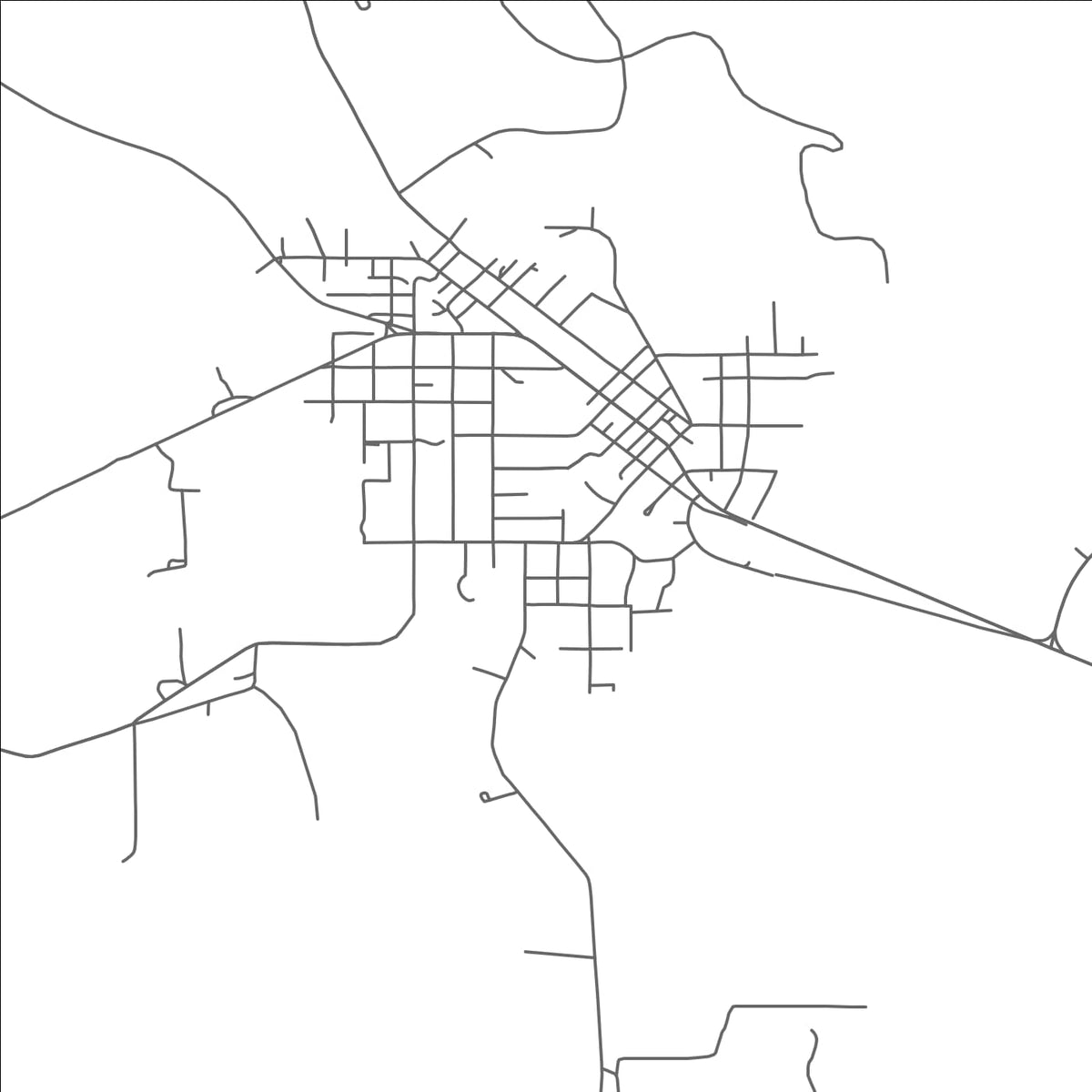 ROAD MAP OF LEAKESVILLE, MISSISSIPPI BY MAPBAKES